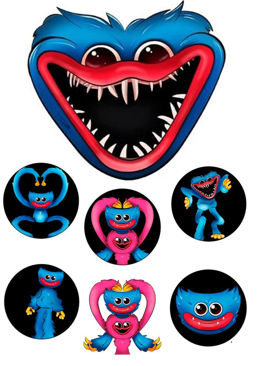 Картинка на торт вафельна Хагі Вагі (14121)