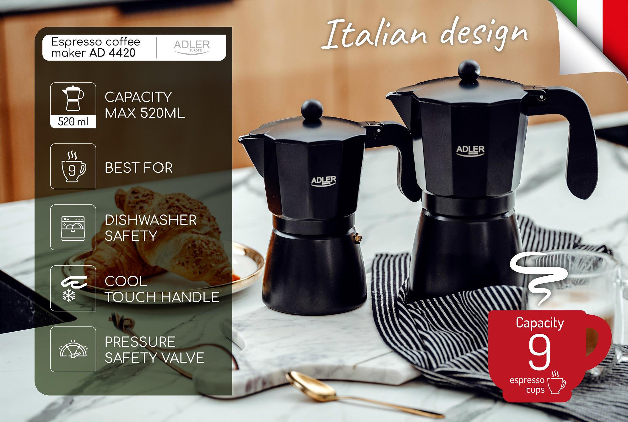 Кофеварка гейзерная Adler AD 4420 520 мл - фото 9