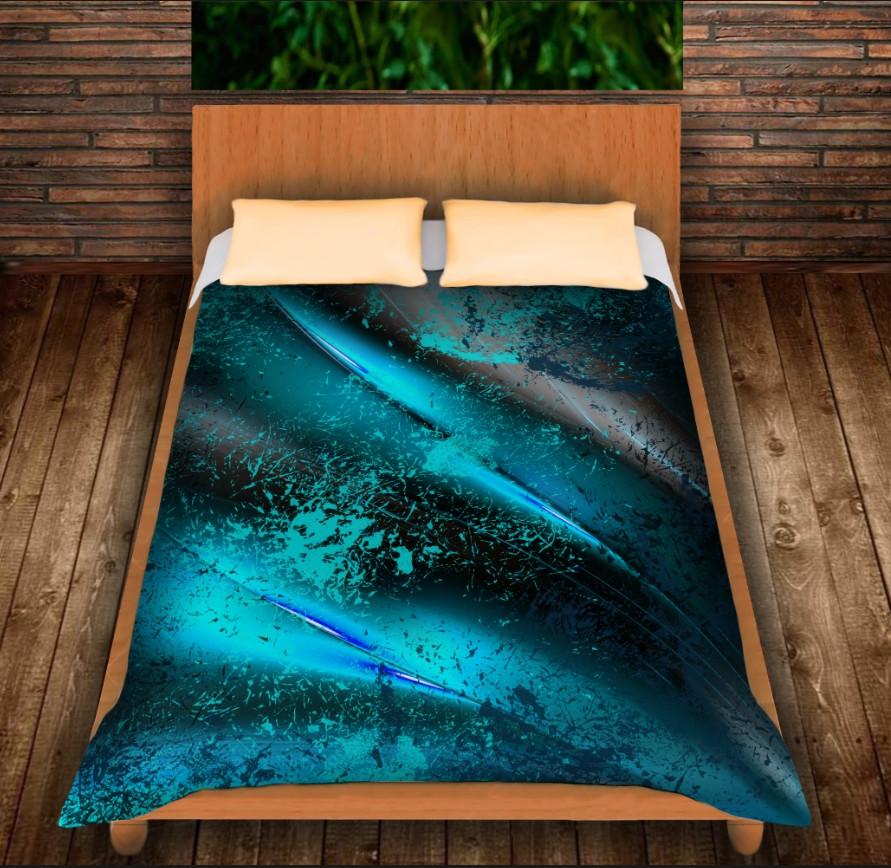 Плед с 3D принтом Blue Dark 150х200 см (epi_0031)