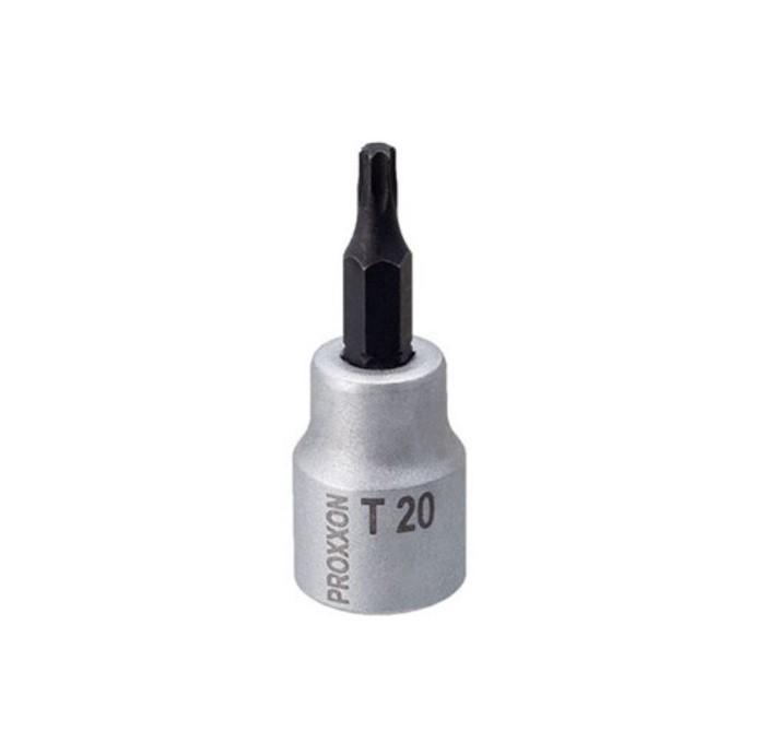 Головка накидная Proxxon Т20 6-гранная с насадкой Torx 1/2" 55 мм (22026)