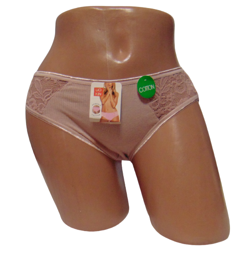 Жіночі труси в рубчик Uokin 6021 2XL Кавовий (1776739411)
