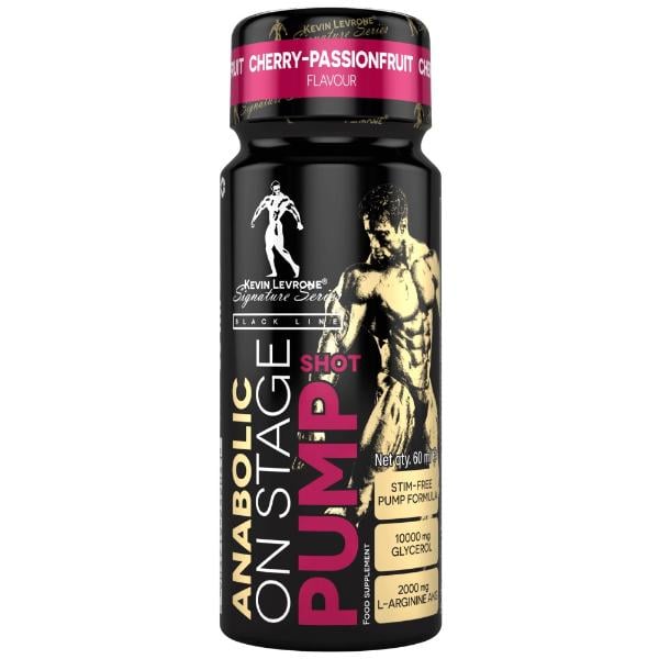 Комплекс для тренировки Kevin Levrone Anabolic On Stage Pump Shot 60 мл Cherry Passion Fruit (000026765)