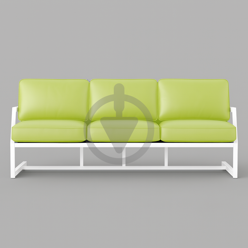 Диван металевий AVVS tech Атлас вуличний лофт екошкіра з підлокотниками 246 см Салатовий/Білий (30222849) - фото 2 Диван металевий AVVS tech Атлас вуличний лофт екошкіра з підлокотниками 246 см Салатовий/Білий (30222849) - фото 2