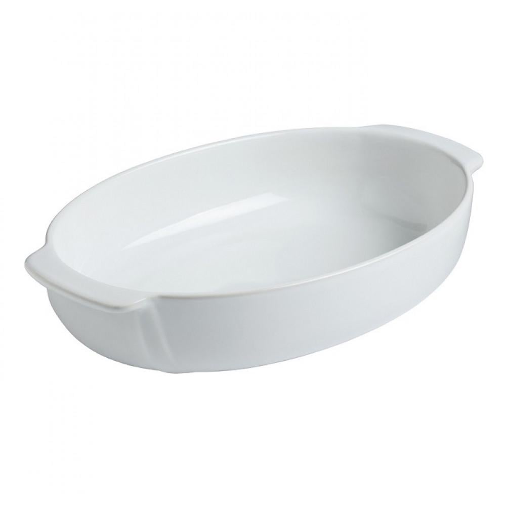 Форма Pyrex SIGNATURE 35х23 см для запікання овальна кераміка Білий (SG35OR1/7044)