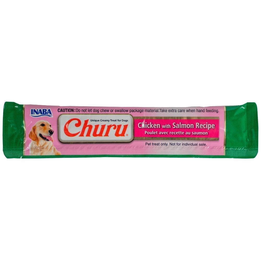 Лакомство для собак INABA Churu Сливочный мусс в стиках с курицей и лососем 1 шт. 20 г (2486038199)