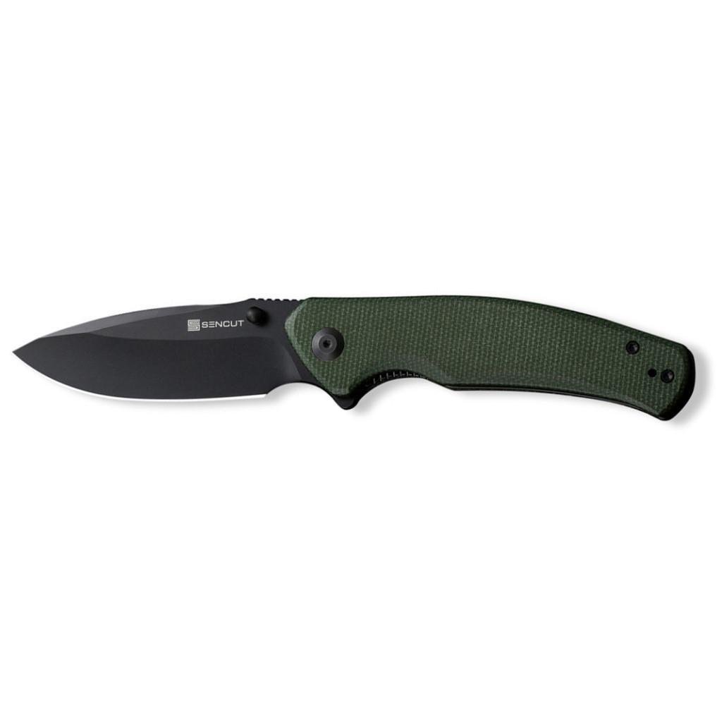 Нож охотничий Sencut Slashkin Micarta Blade Black/Green (S20066-3)