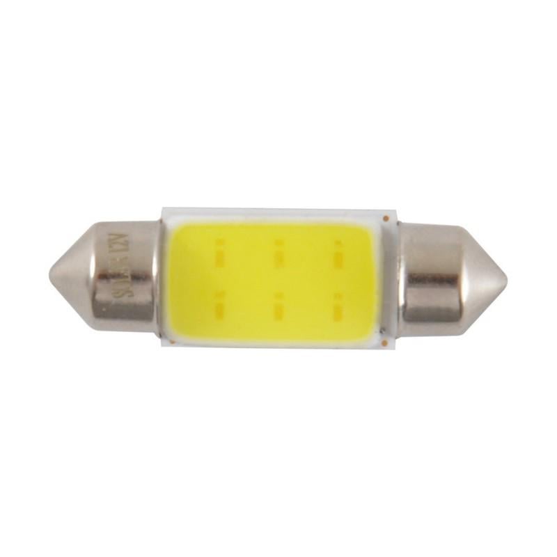 Автолампы светодиодные Solar 12V SV8.5 T11x36 1COB-8SMD 56LM LC333_P 10 шт. White