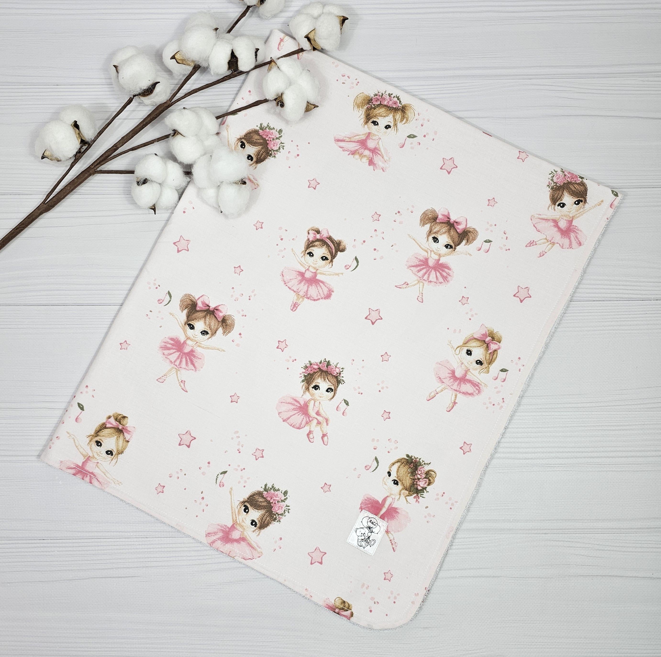 Пеленка детская a.l.babybox Маленькая балерина многоразовая непромокаемая 80x100 см (26867047)