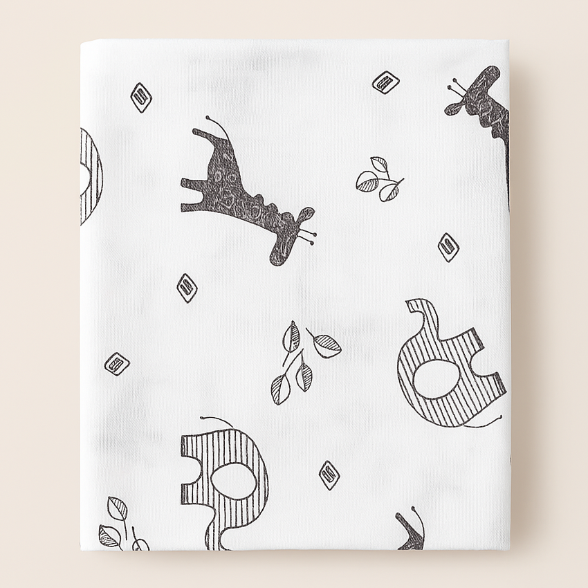 Пеленка детский хлопок в роддом 110х100 см BST Серый (1804136644)