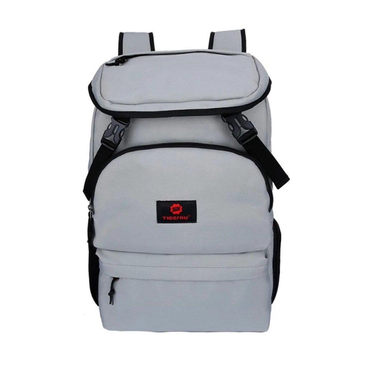 Рюкзак для ноутбука Tigernu T-B3210 15,6" водоотталкивающий полиэстер 20 л Серебристо-серый (631847)
