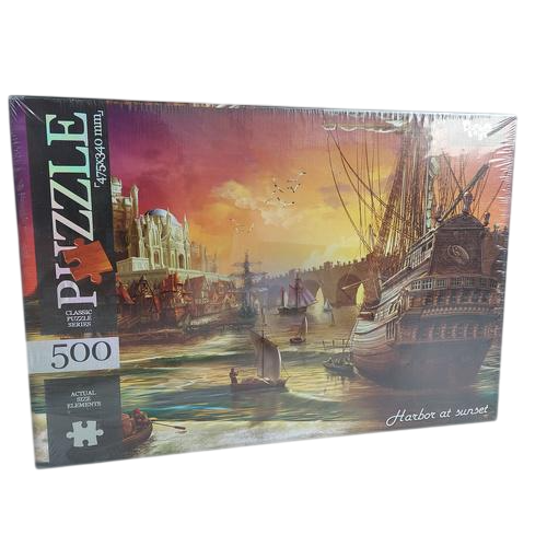 Пазли Гавань на заході сонця Danko Toys (C500-10-12)