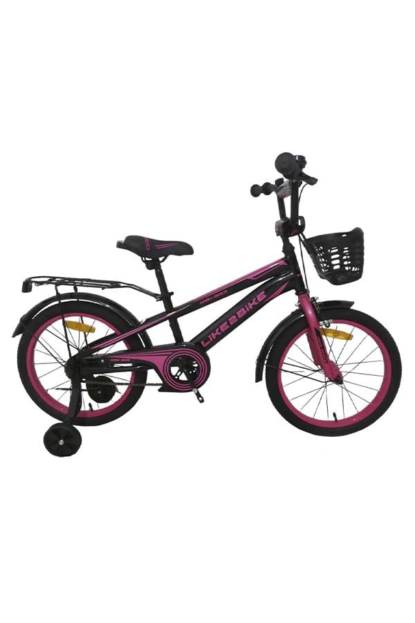 Велосипед дитячий Like2bike Dark Rider ЦБ-00253702 2-х колісний 16" Чорно-рожевий (241607) Велосипед дитячий Like2bike Dark Rider ЦБ-00253702 2-х колісний 16" Чорно-рожевий (241607)