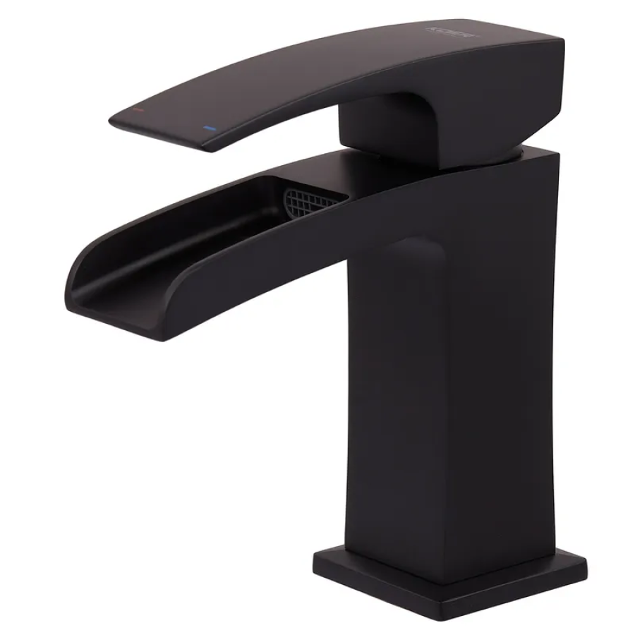 Смеситель для умывальника водопад KOER KB-14007-05 Black (KR3447)