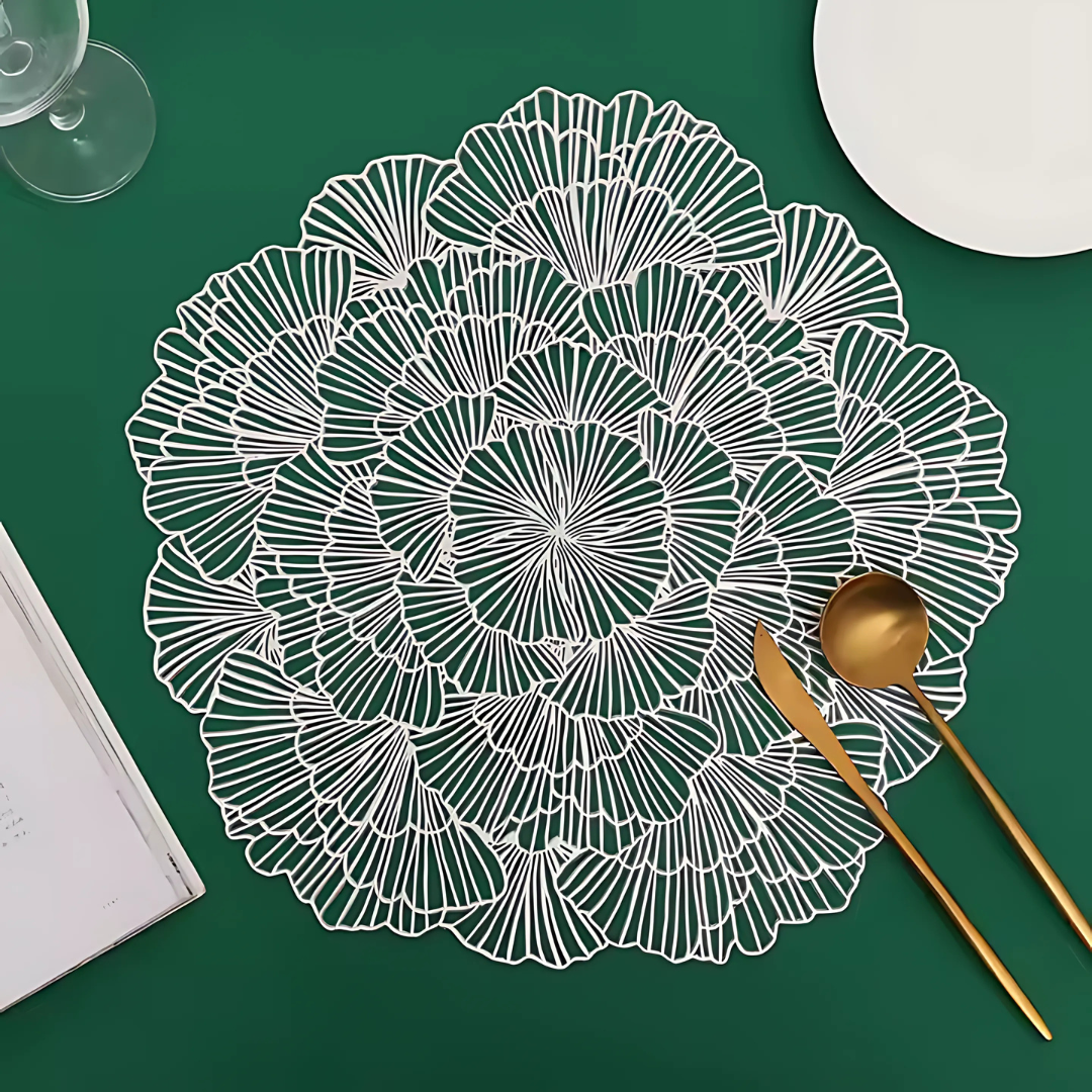 Салфетка сервировочная под горячее 2 шт. Серебристый (C052_silver) - фото 3 Салфетка сервировочная под горячее 2 шт. Серебристый (C052_silver) - фото 3