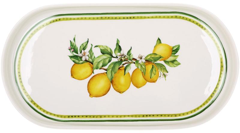 Набор овальных фарфоровых блюд сицилийский лимон 3 шт. 30,5х16 см - фото 1 Набор овальных фарфоровых блюд сицилийский лимон 3 шт. 30,5х16 см - фото 1
