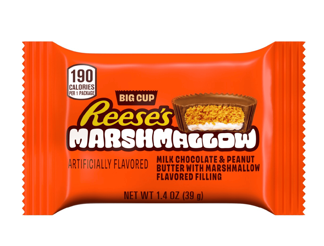 Конфеты шоколадные Reese's Big Cup Marshmallow Peanut Butter Cup 39 г (3070847362)
