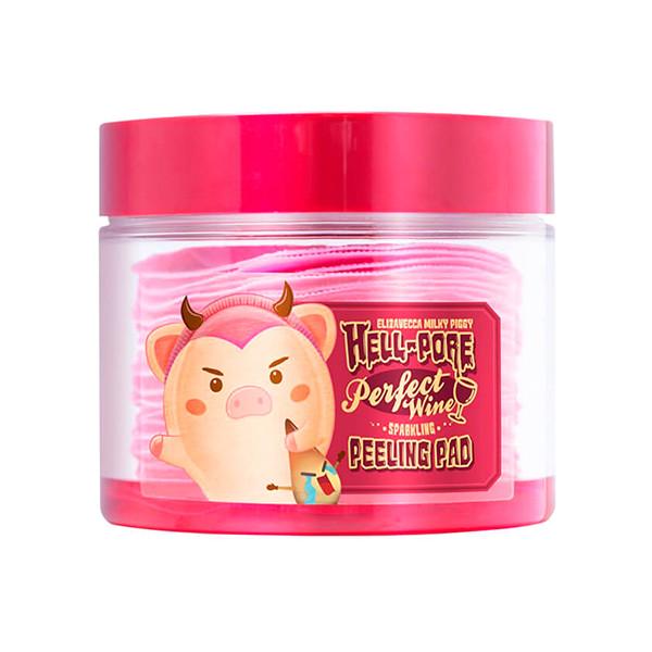 Пилинг-пады для лица Elizavecca Hell-Pore Perfect Wine Sparkling Peeling Pad 200 мл