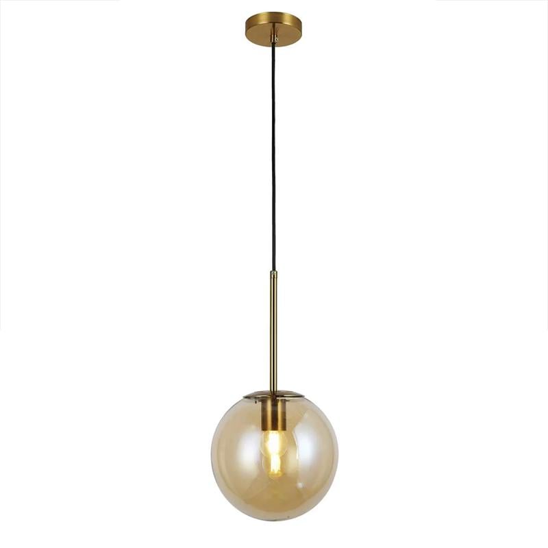 Люстра подвесная Light House LS-17159-1 BRZ+BR Бронзовый/Янтарный