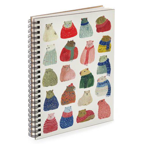 Скетчбук для эскизов и зарисовок Капибары в свитерах 14,7х21 см 45 листов (BDP_26NY021)