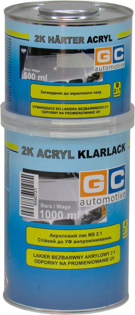 Лак акриловый Gold Car MS с отвердителем 1 л 0,5 л 2:1 (CLB-03.011.1500.GTG)