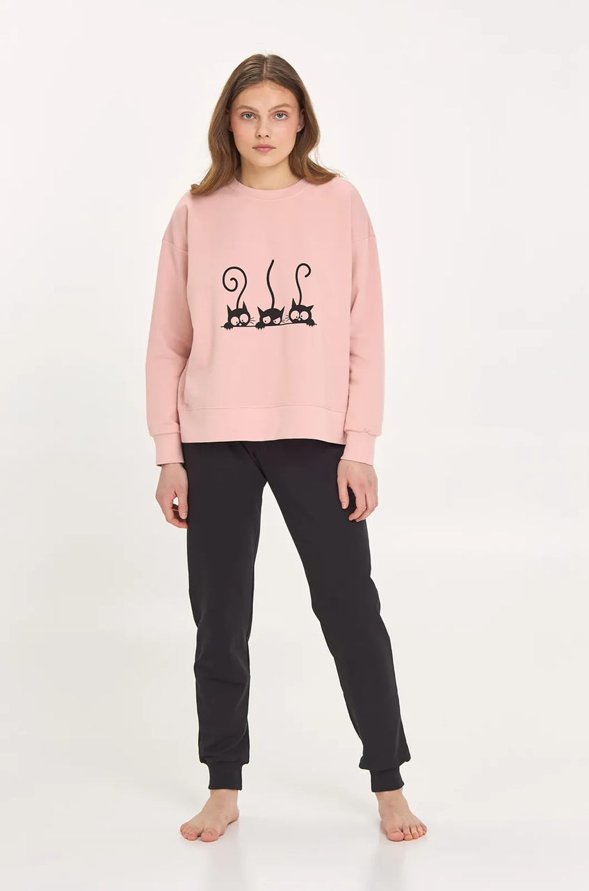 Пижама женская Ellen КОТЫ 1882/10/01 S Розовый (31327239) Пижама женская Ellen КОТЫ 1882/10/01 S Розовый (31327239)