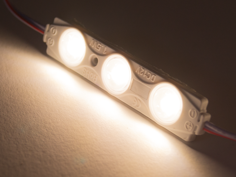 Модуль світлодіодний LEDUA 2835-3SMD 12V IP65 1,5 Вт з лінзою по 20 шт. пластина Білий теплий (3134) - фото 5 Модуль світлодіодний LEDUA 2835-3SMD 12V IP65 1,5 Вт з лінзою по 20 шт. пластина Білий теплий (3134) - фото 5