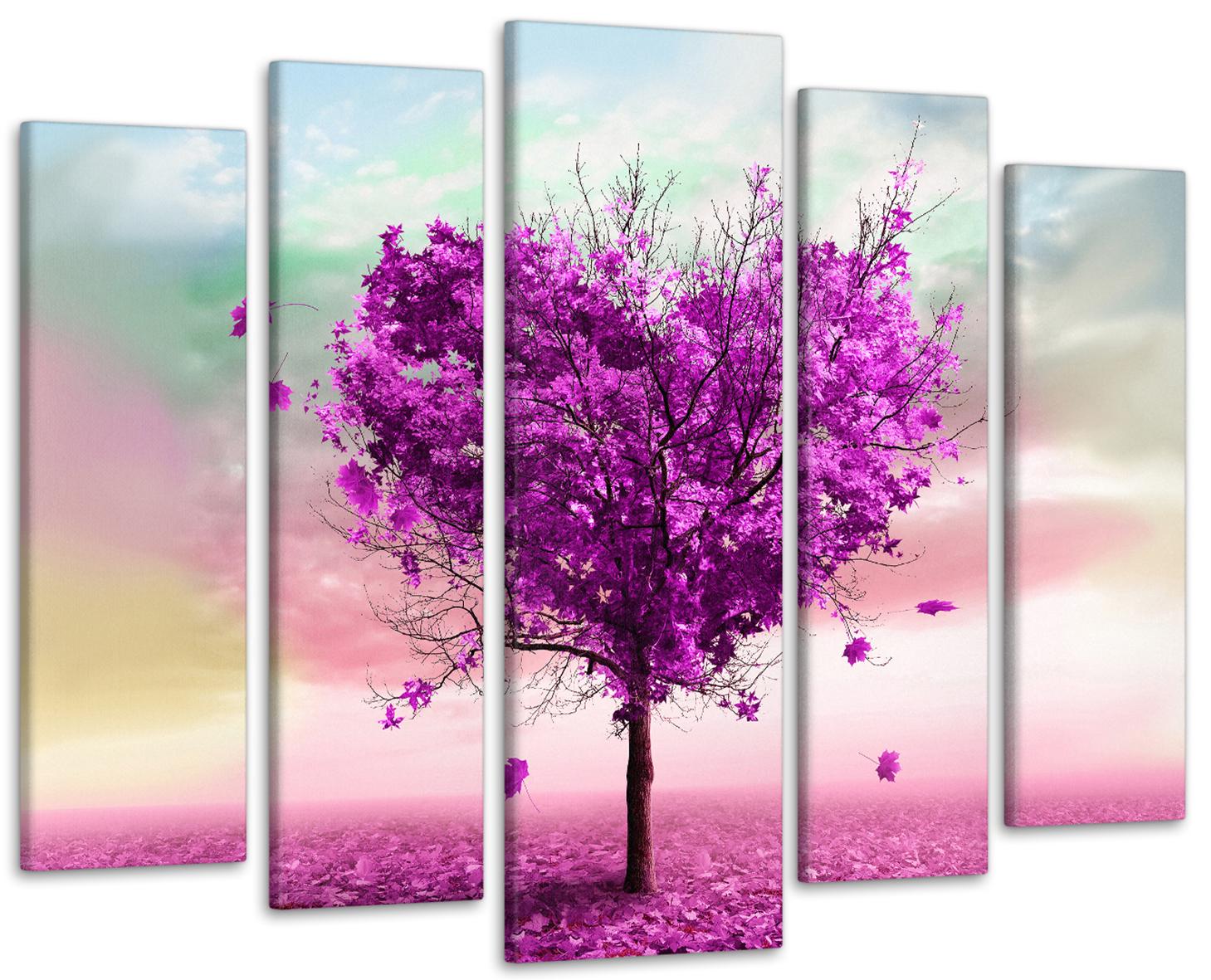 Картина модульная Сердце Дерево 110х160 см (Art-381_5)