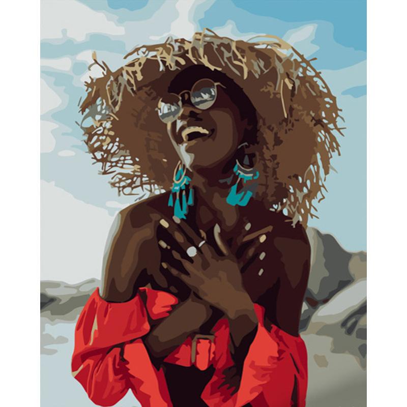 Картина по номерам Strateg Премиум Солнечный отпуск 40x50 см (GS740)