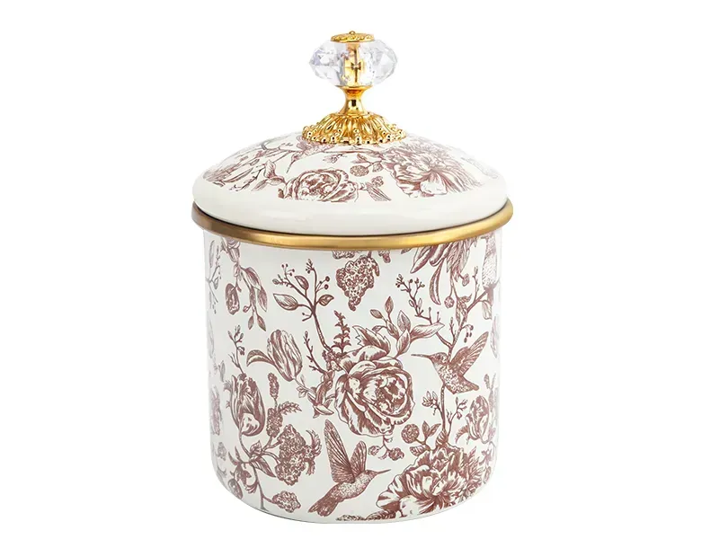 Банка для сыпучих продуктов Elmani BIRD с крышкой 1,25 л