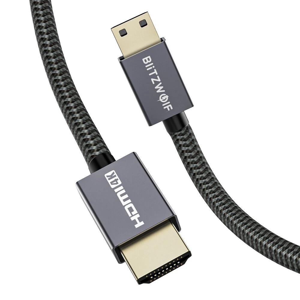 Кабель HDMI-miniHDMI BlitzWolf BW-HDC4 v2.0 1,2 м - фото 2