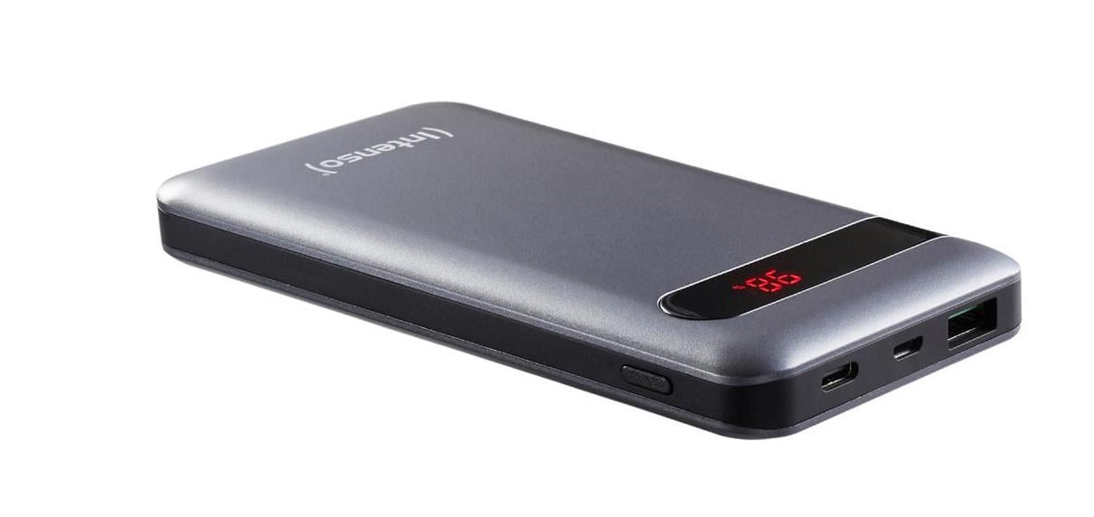 Портативний зарядний пристрій Intenso 10000 mAh 20 W PD QC Grey - фото 2