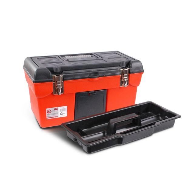 Ящик для инструментов Intertool 19 с металлическими замками 483х242х240 мм