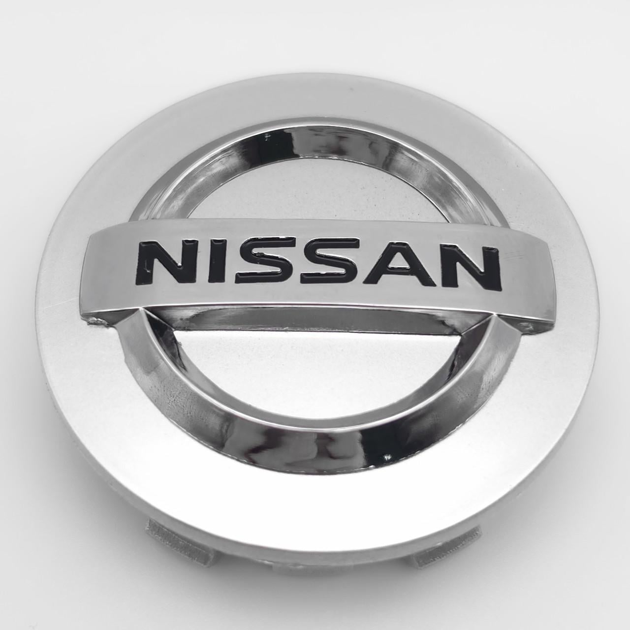 Ковпачок заглушка маточини колеса Nissan 54 мм Хром (3006877173)