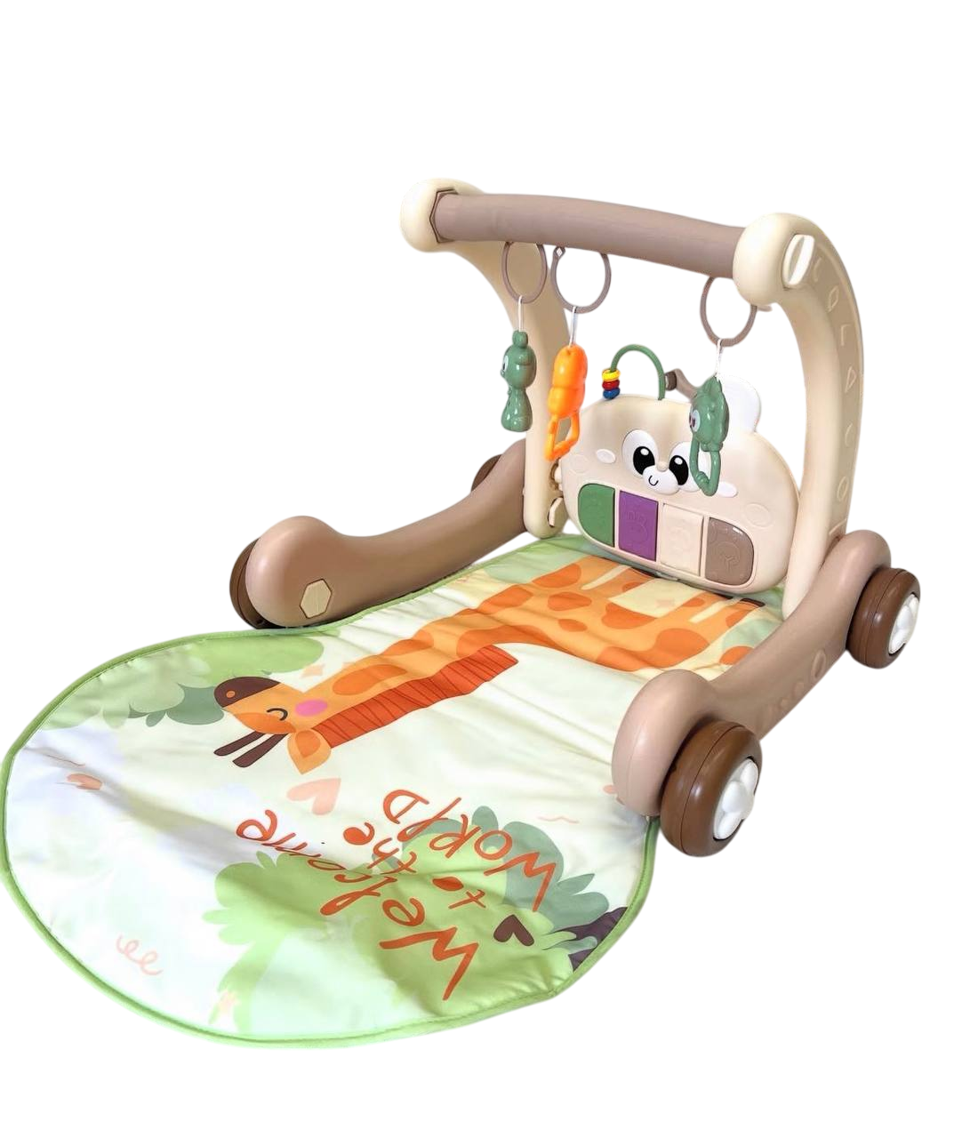 Ходунки-каталка детские Fun Game 217 2в1 с ковриком и игровым центром (2765600070)