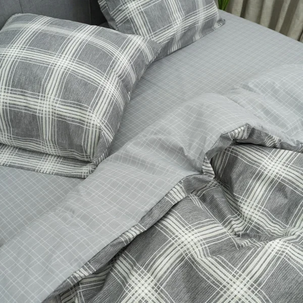 Комплект постільної білизни Viluta ранфорс полуторний (24283) - фото 3 Комплект постільної білизни Viluta ранфорс полуторний (24283) - фото 3