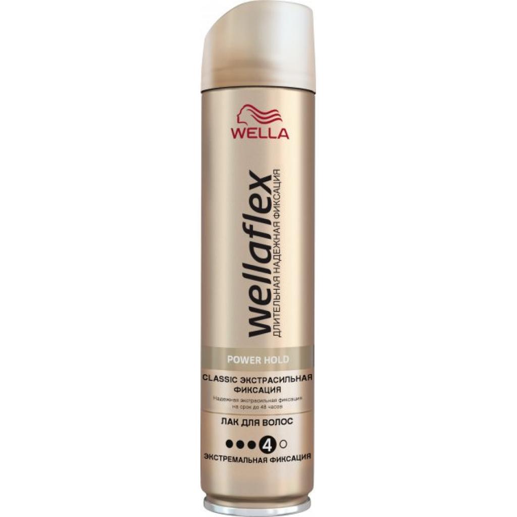 Лак для волосся WellaFlex 4 Classic Надійна екстрасильна фіксаця 250 мл (8699568541098)