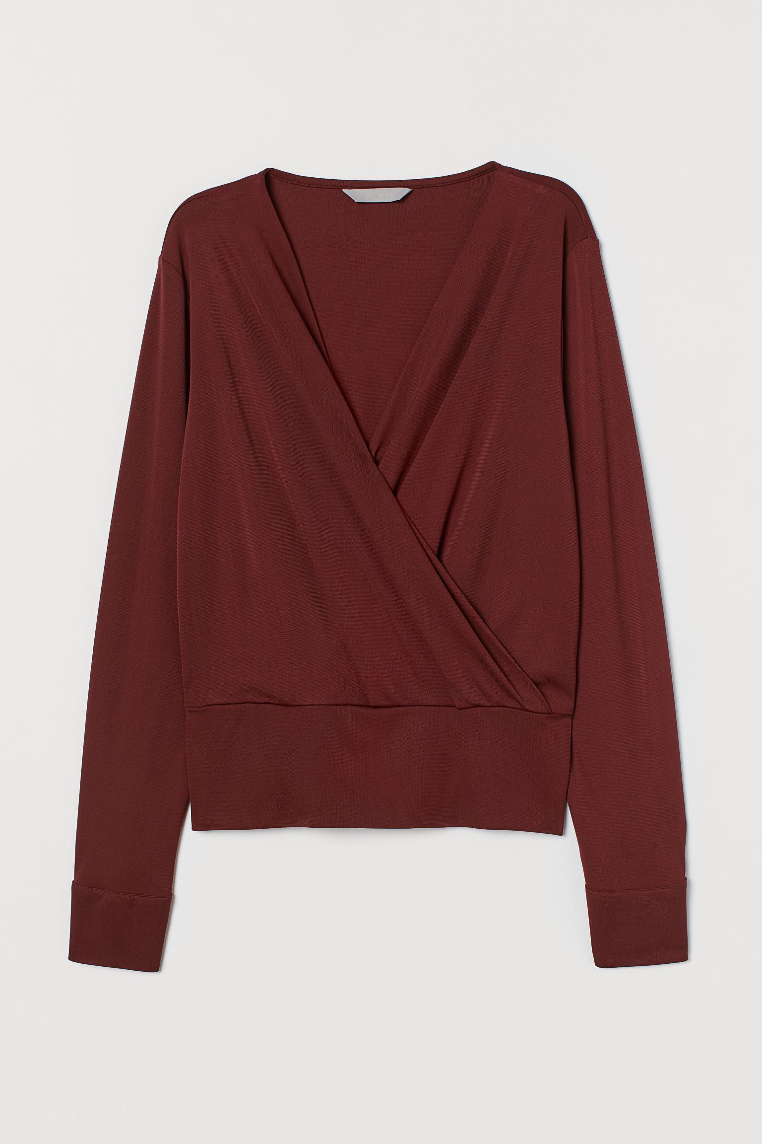 Блуза H&M L Темно-коричневый (8067711310) Блуза H&M L Темно-коричневый (8067711310)