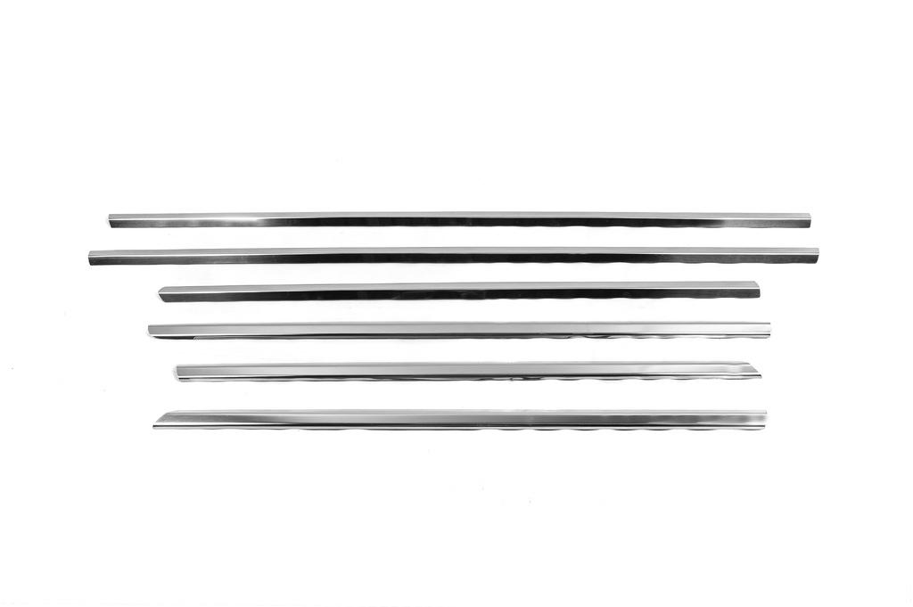 Наружняя окантовка стекол SD Omsa Line для Mercedes E-сlass W211 2002-2009 гг. нержавеющая сталь Хром Наружняя окантовка стекол SD Omsa Line для Mercedes E-сlass W211 2002-2009 гг. нержавеющая сталь Хром