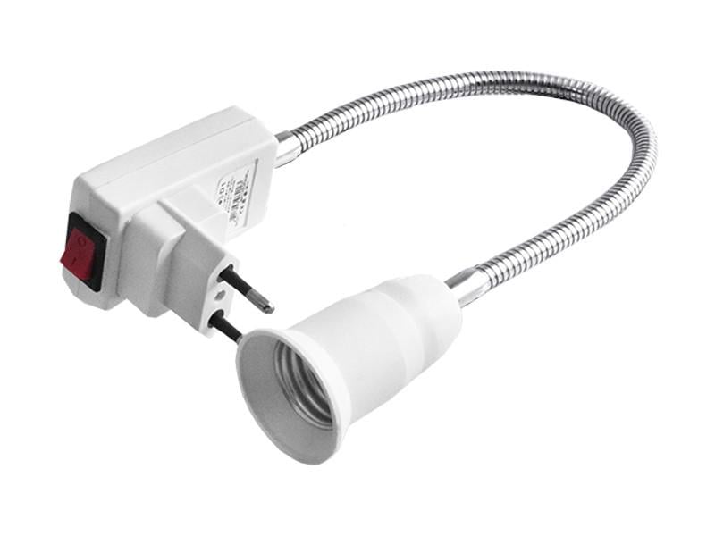 Вилка + кнопка + патрон Е-27 30см