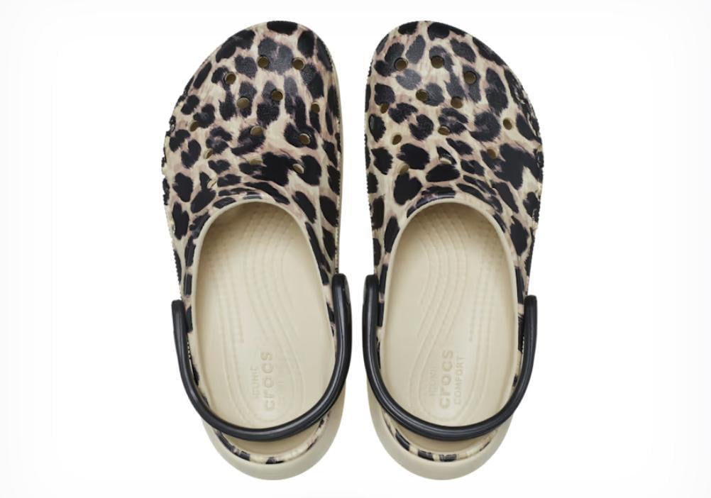 Сабо женские Crocs Baya Platform Printed Clog M4W6 р. 36 23 см Leopard (208712) - фото 4 Сабо женские Crocs Baya Platform Printed Clog M4W6 р. 36 23 см Leopard (208712) - фото 4