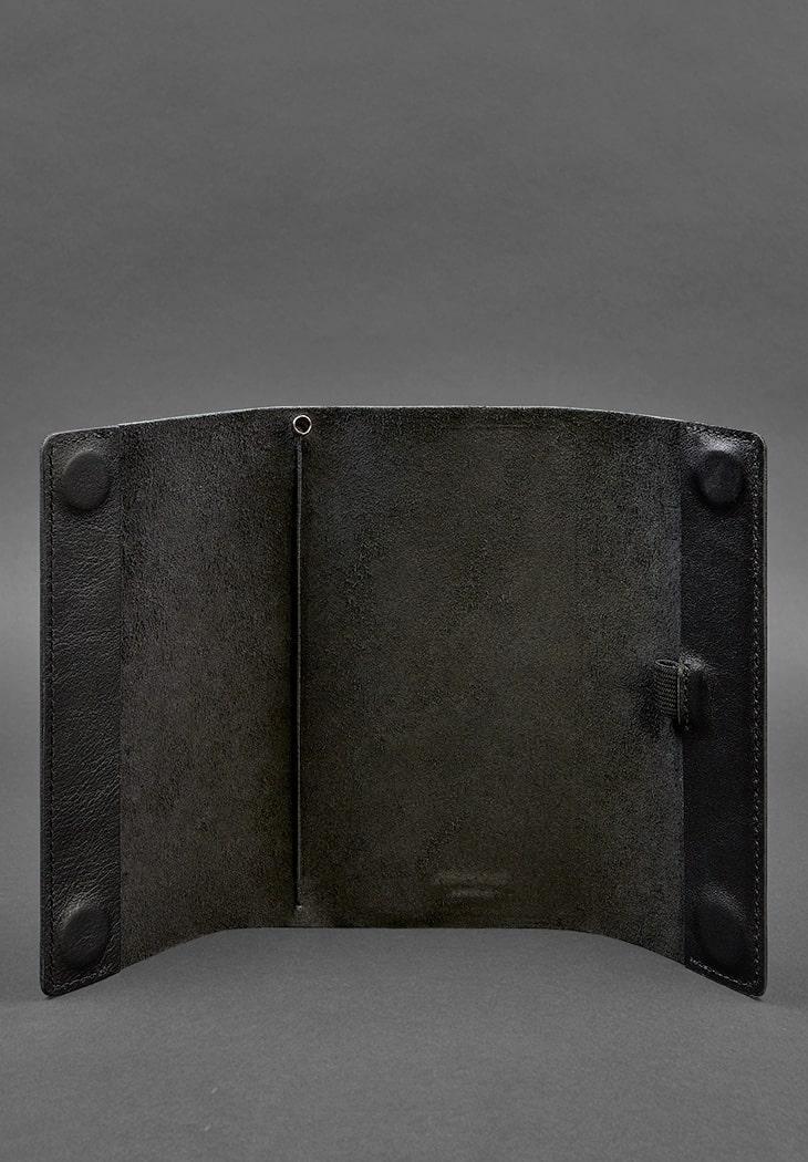 Блокнот кожаный Софт-бук 7.0 Краст Черный (A-026791) - фото 4 Блокнот кожаный Софт-бук 7.0 Краст Черный (A-026791) - фото 4