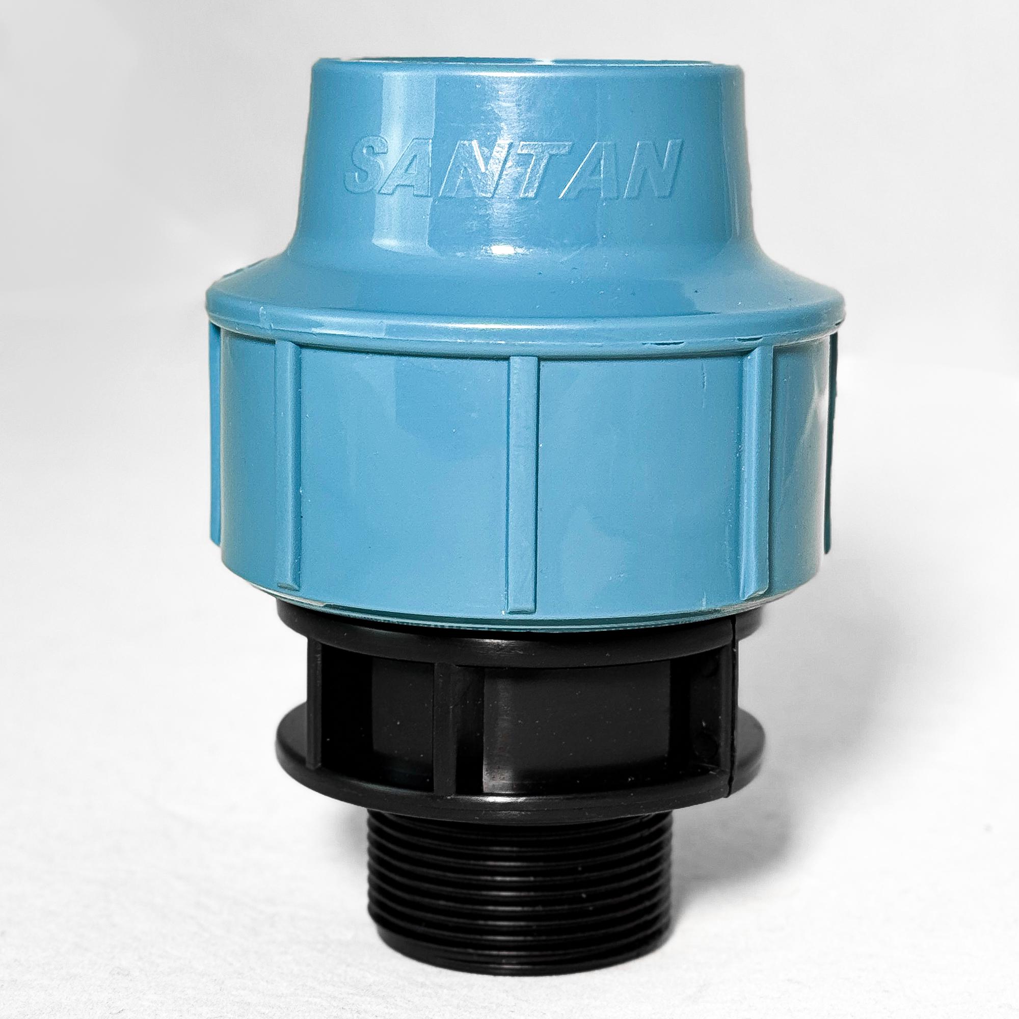 Муфта зажимная SANTAN с наружной резьбой 40 мм х 1" (323528) - фото 3 Муфта зажимная SANTAN с наружной резьбой 40 мм х 1" (323528) - фото 3
