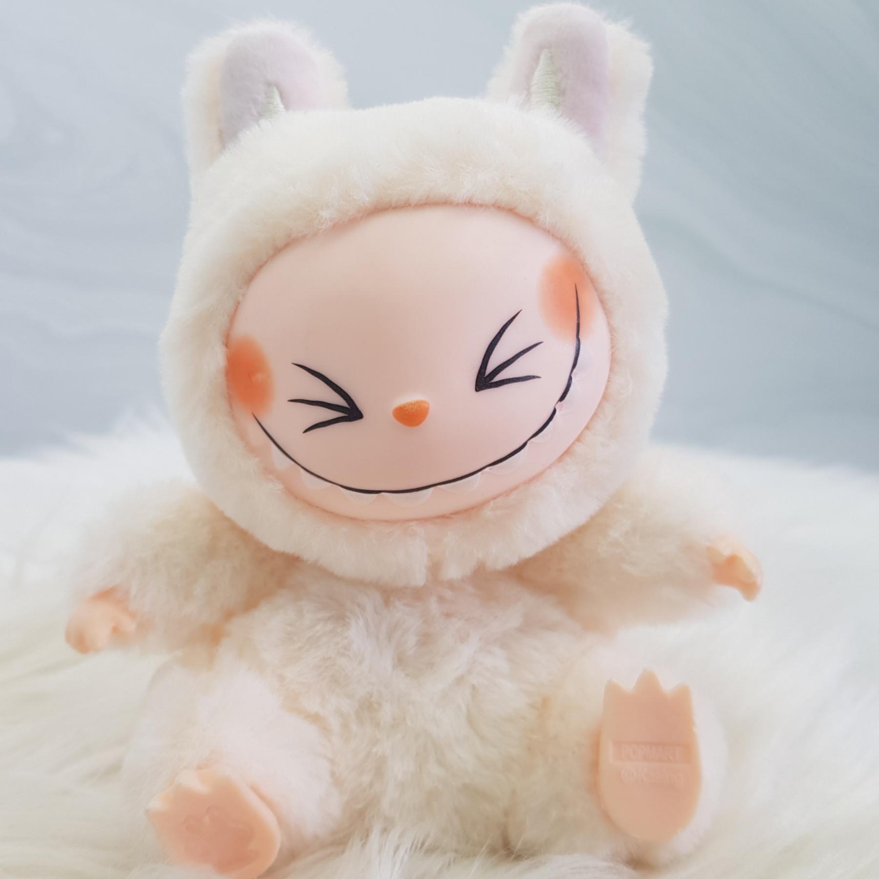 Игрушка плюшевая игрушка Labubu 14 см Молочный (2628141543)