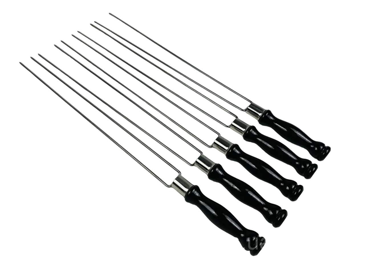 Набор шампуров для грибов и овощей Блэк 5 шт. из нержавеющей стали (2-10-SH-3127)