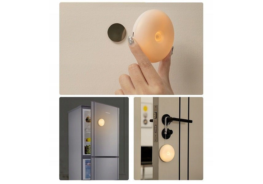 Ночник индукционный Baseus DGYUA-GD02 Light garden Series Intelligent Induction Nightlight Warm light - фото 2