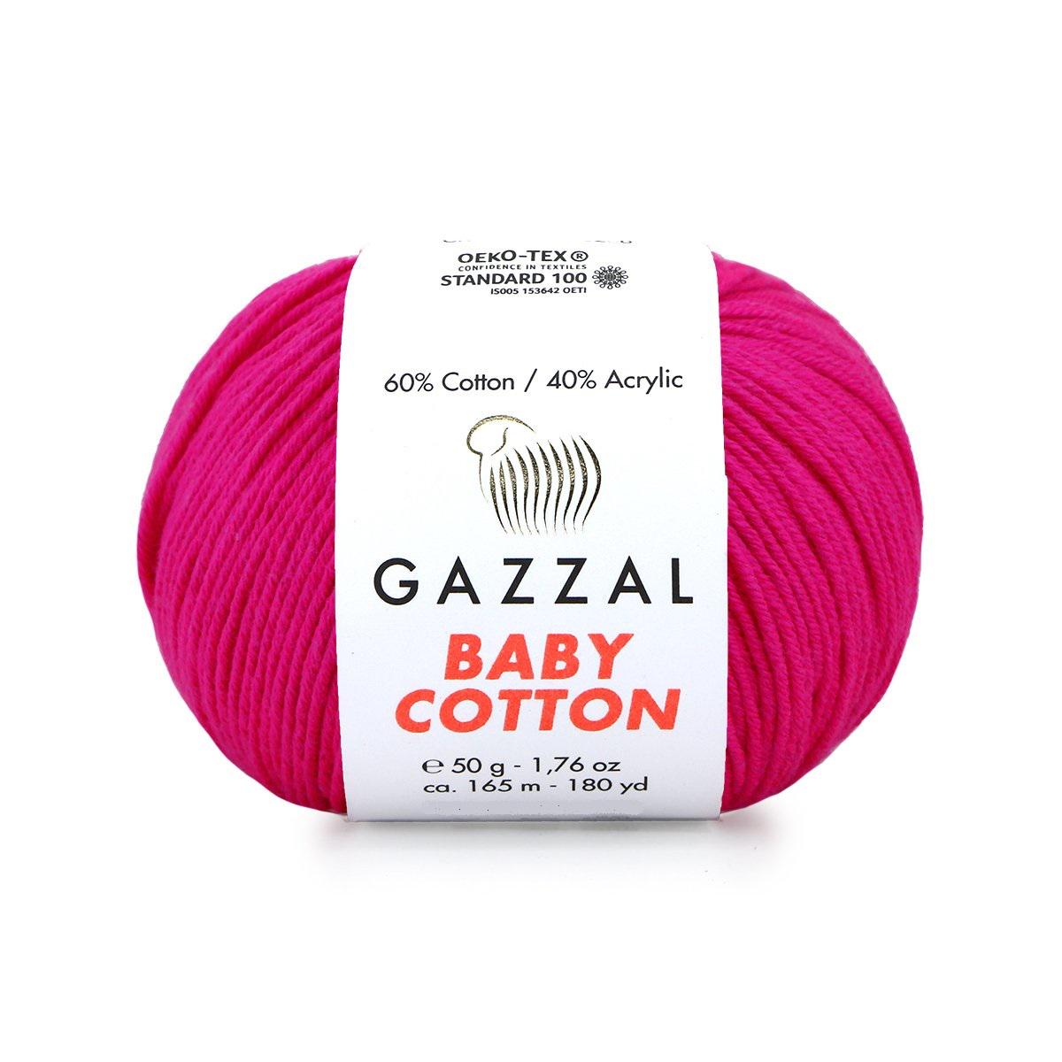 Пряжа Gazzal BabyCotton 3461 Пряжа Gazzal BabyCotton 3461