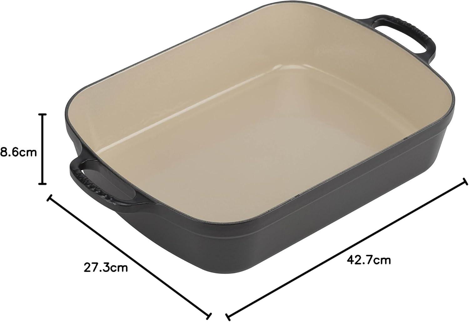 Форма для запекания Le Creuset Signature 33 см Satin Black (20184330002422) - фото 6