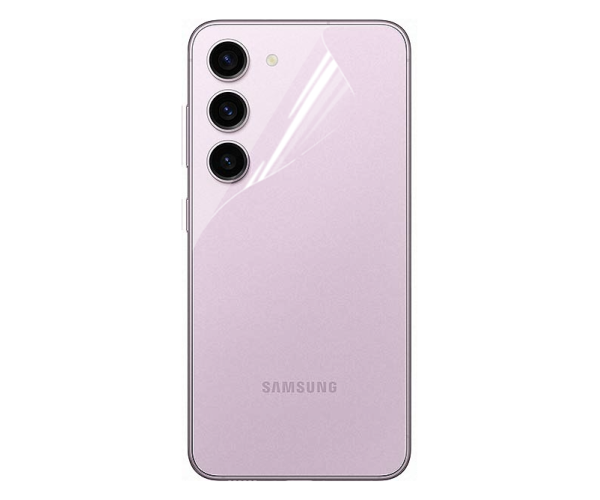 Пленка противоударная гидрогелевая Hydrogel Film для Samsung Galaxy S23 на заднюю панель Transparent