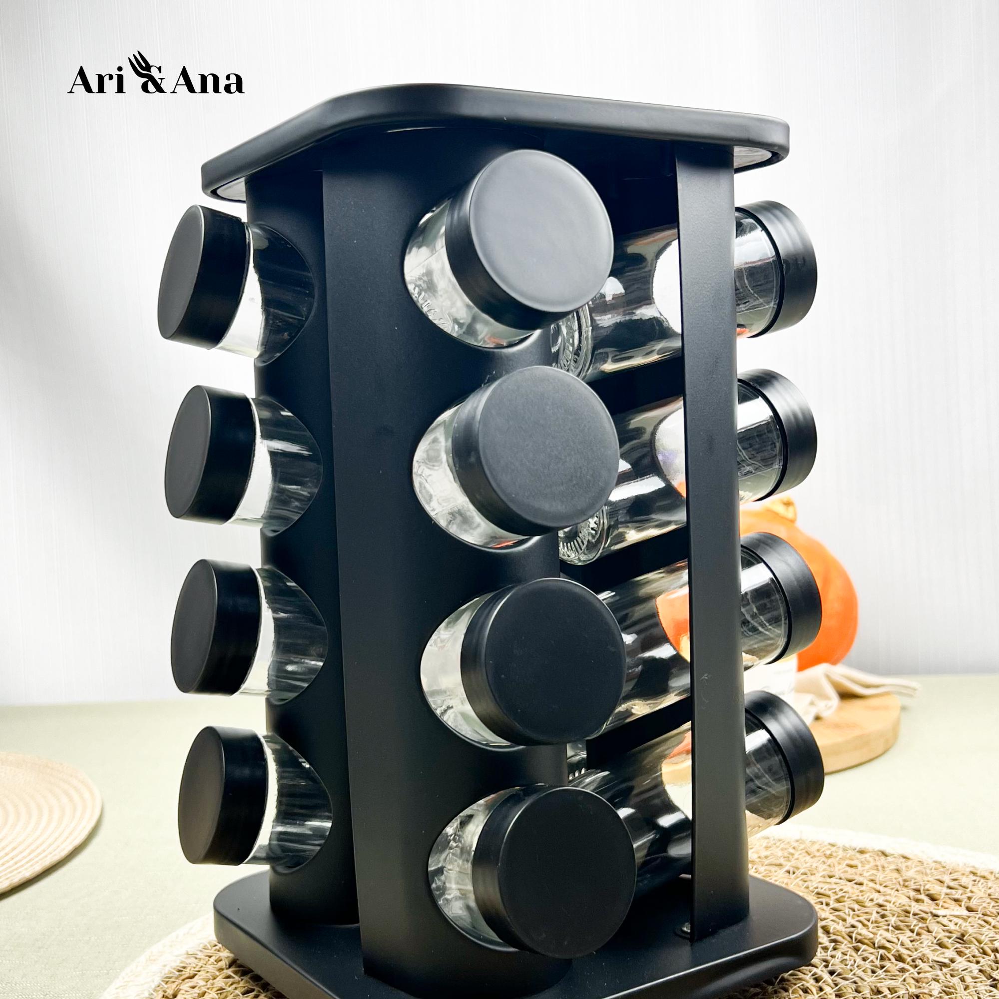 Набор емкостей для специй на круглой подставке Ari/Ana - фото 4