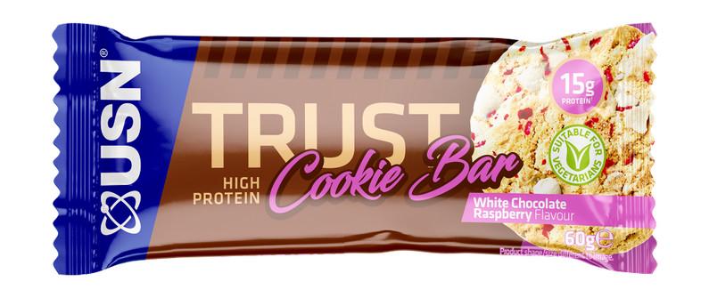 Печенье USN Trust Cookie Bar 60 г Белый шоколад и малина (21995-01) Печенье USN Trust Cookie Bar 60 г Белый шоколад и малина (21995-01)